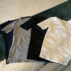 Four - Navy/Black/Grey/White J Crew Perfect Tees - S